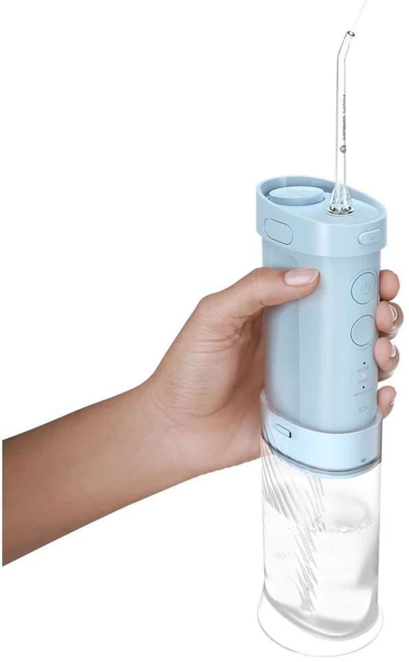 Burnos irigatorius Philips Sonicare Compact Flosser 1000 HX3333/24, mėlynas
