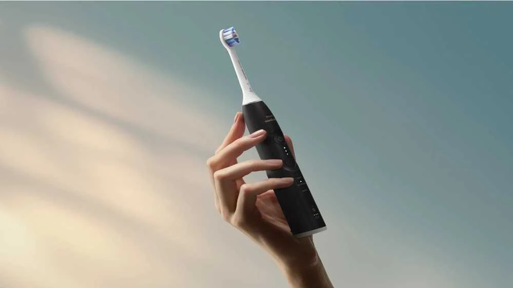 Elektrinis dantų šepetėlis Philips Sonicare Series 6500 HX7411/02, Juodas