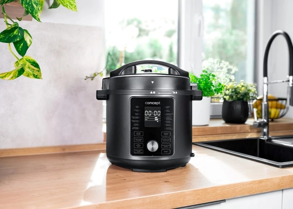 Concept Cookery CK8000 Daugiafunkcinis puodas with Air Fryer function 1500 W Juodas