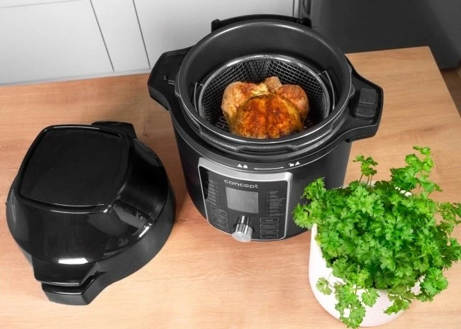 Concept Cookery CK8000 Daugiafunkcinis puodas with Air Fryer function 1500 W Juodas