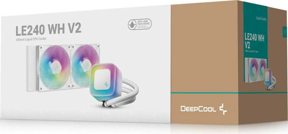 Deepcool CPU Liquid Cooler | LE240 WH V2 | Intel, AMD