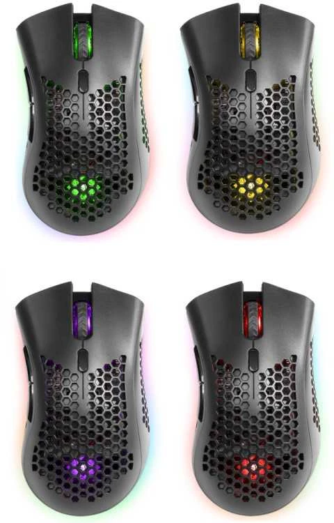 Defender „Warlock GM-709L“ optinė RF RGB belaidė žaidimų pelė 2400 DPI 8P