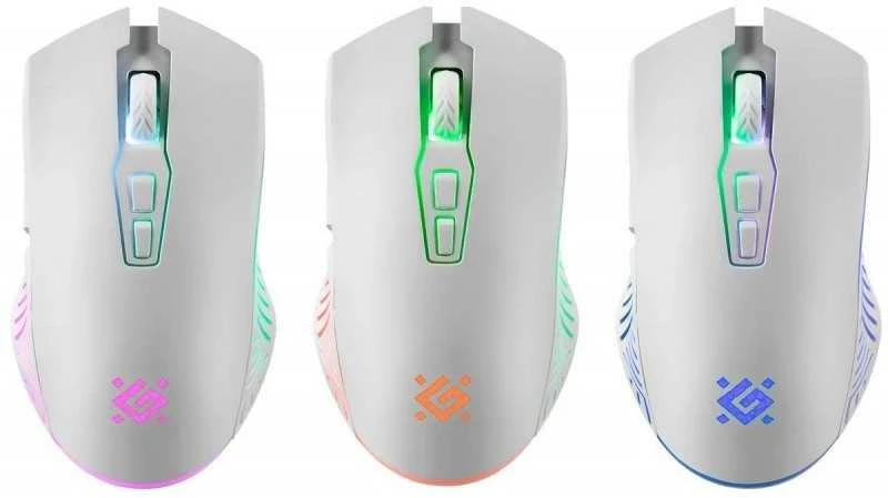 Belaidė pelė DEFENDER PANDORA RF Baltas 3200dpi 7P