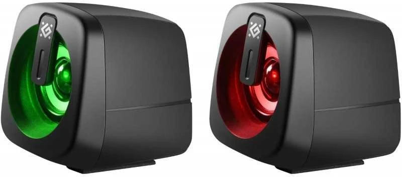 Kompiuterio kolonėlės PC SPEAKERS DEFENDER J1 2.0 6W LED USB Juodas