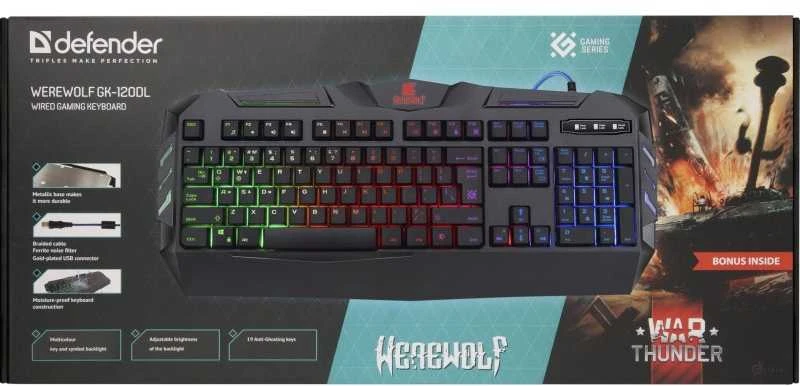 Klaviatūra Defender Werewolf GK-120DL