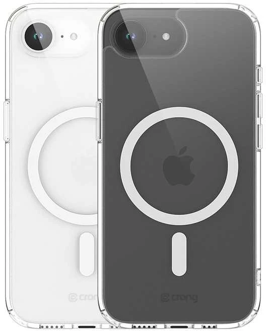 Dėklas Crong Clear mag cover - etui iphone 17e / 16e magsafe przezroczystye