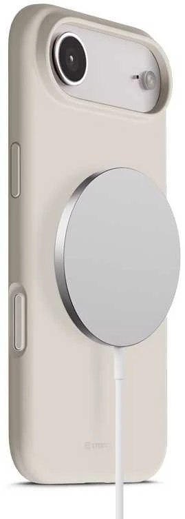 „Crong Color Cover Magnetic“ dėklas – dėklas „MagSafe Apple iPhone Air“, akmens smėlio spalvos
