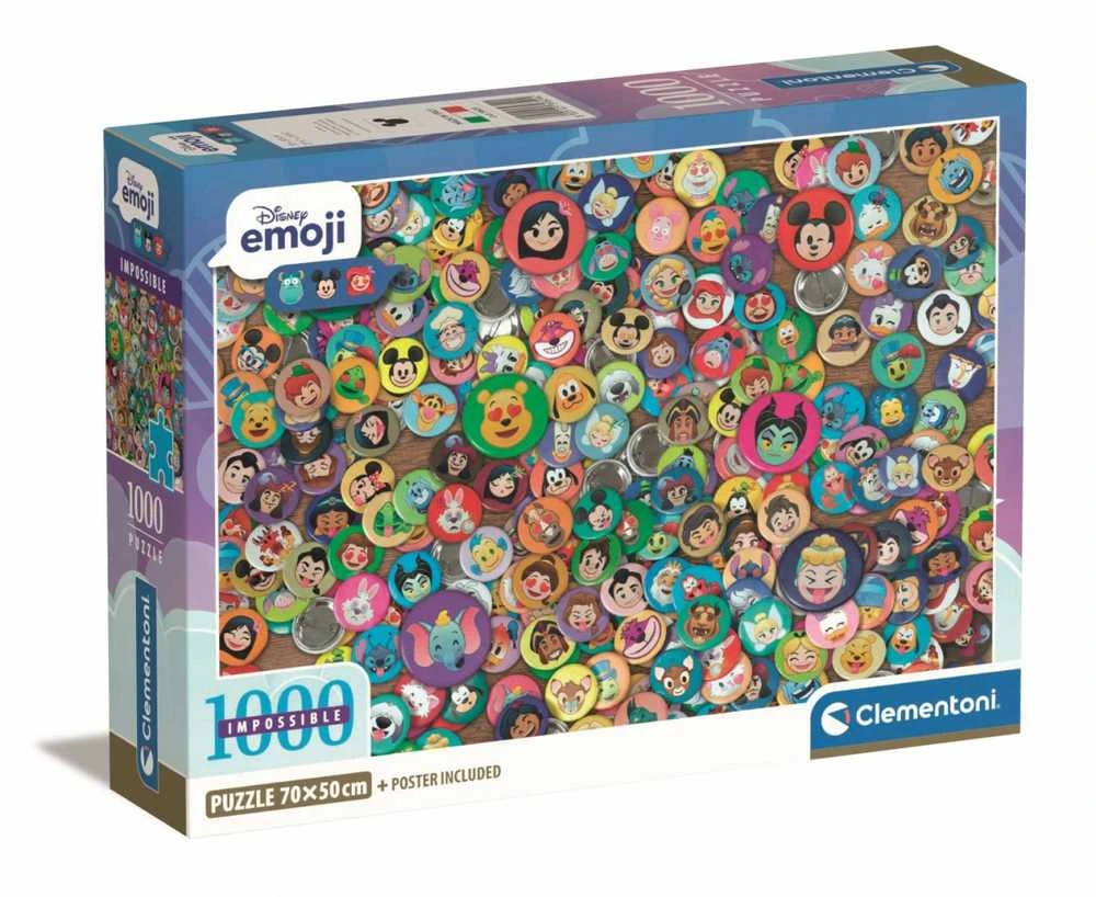 Clementoni Dėlionė 1000 vnt. - Disney Emoji