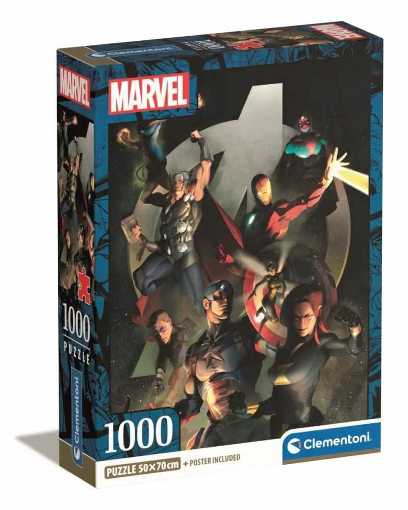 Clementoni Dėlionė 1000 vnt. - Marvel Keršytojai (The Avengers)