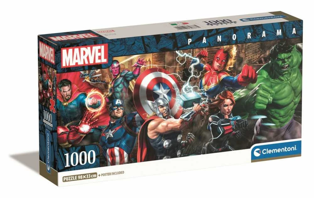 Clementoni Dėlionė 1000 vnt. - Keršytojai (The Avengers)