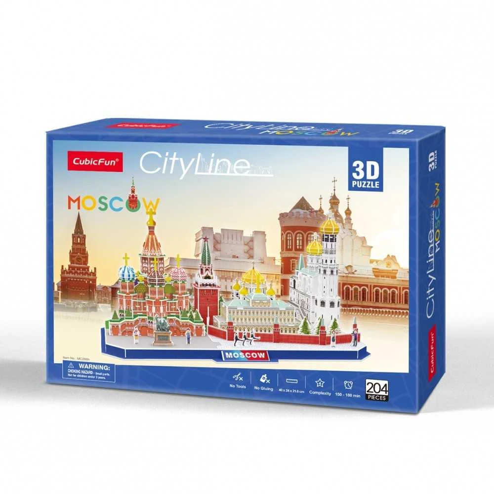 CUBICFUN 3D dėlionė „Maskva“