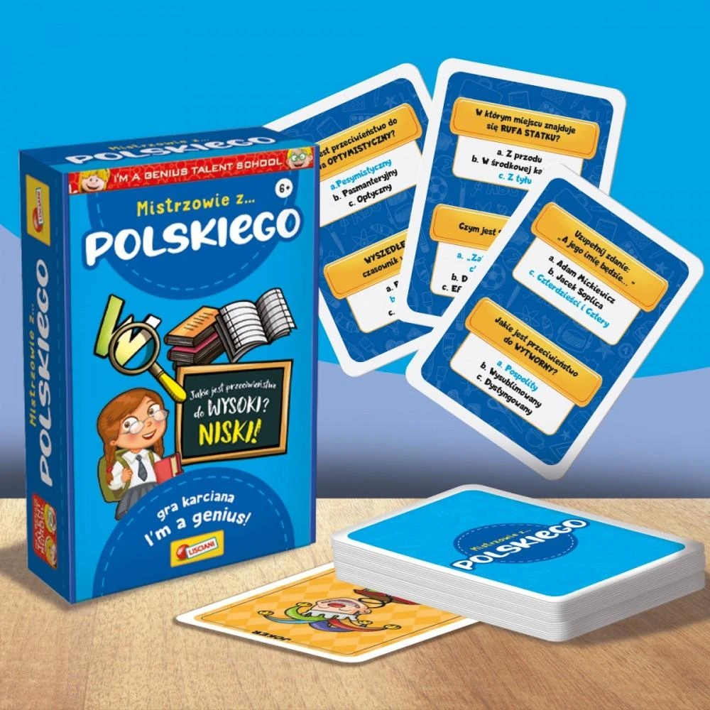 Dante Lisciani Aš esu genialus kortų žaidimas lenkų kalba 01382