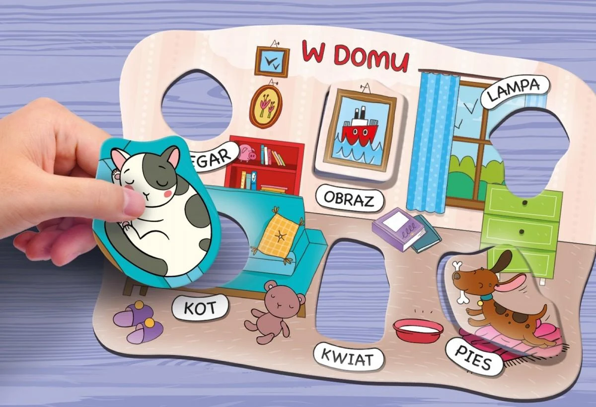 Dėlionė Lisciani LISCIANI MONTESSORI LOTERYJKA ZE SŁÓWKAMI MONTESSORI