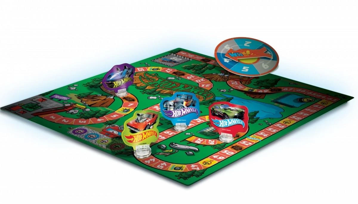 Lisciani Gra „Hot Wheels“ lenktynių žaidimas