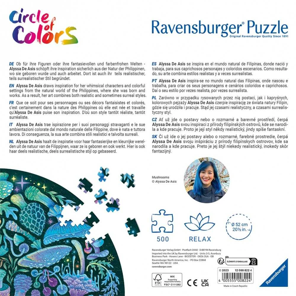 Ravensburger Dėlionė 500 vnt. - Grybai