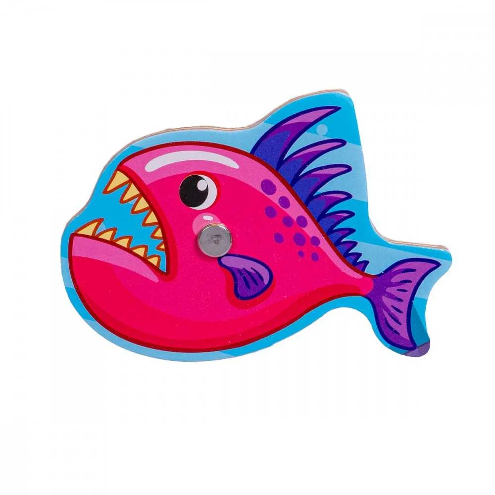 Dėlionė SMILY PLAY SPW83609 Medinis žaislas Žuvis