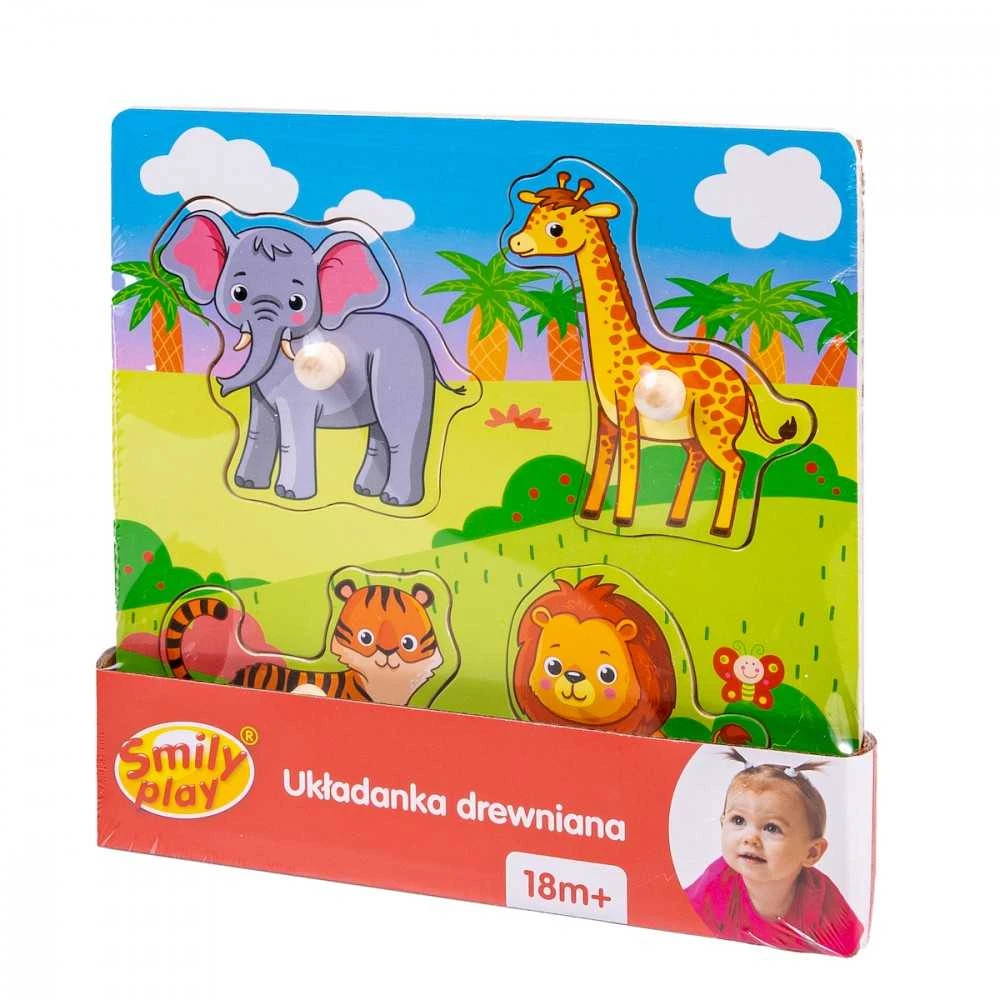 Dėlionė Anek Smily Play Layout.wood.safari SmilyPlay SPW83614 36146