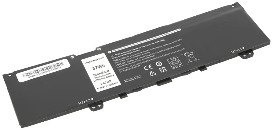 „Dell Inspiron 13 5370 7373 7386“ y5xf9 baterija - 3200 mAh (37 Wh)