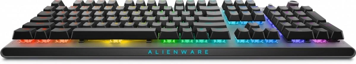 Klaviatūra žaidimams Dell Alienware AW920K Cherry MX Raudona belaidė mechaninė su pašvietimu juoda