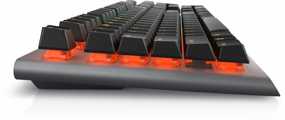 Klaviatūra žaidimams Dell Alienware AW920K Cherry MX Raudona belaidė mechaninė su pašvietimu juoda