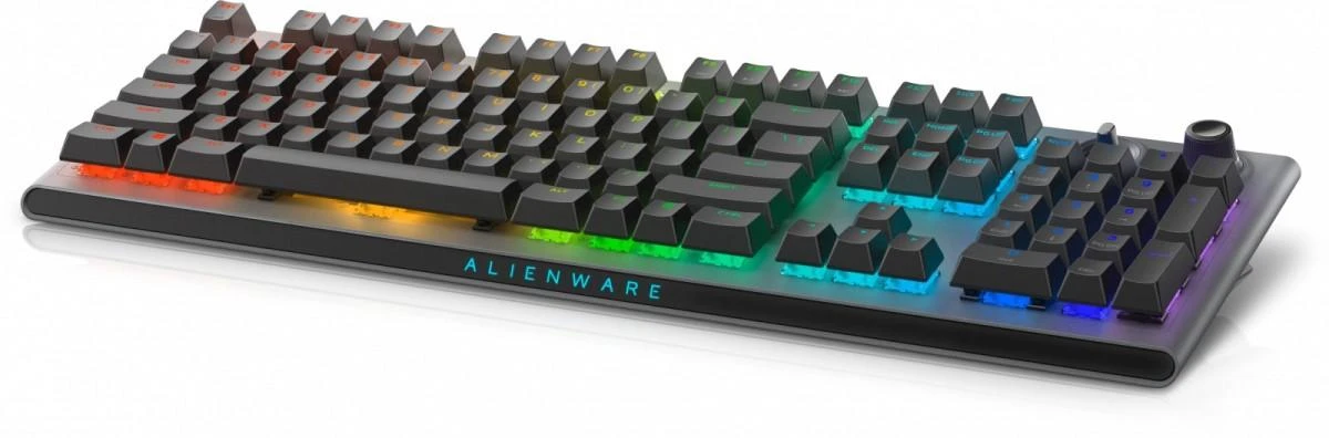Klaviatūra žaidimams Dell Alienware AW920K Cherry MX Raudona belaidė mechaninė su pašvietimu juoda