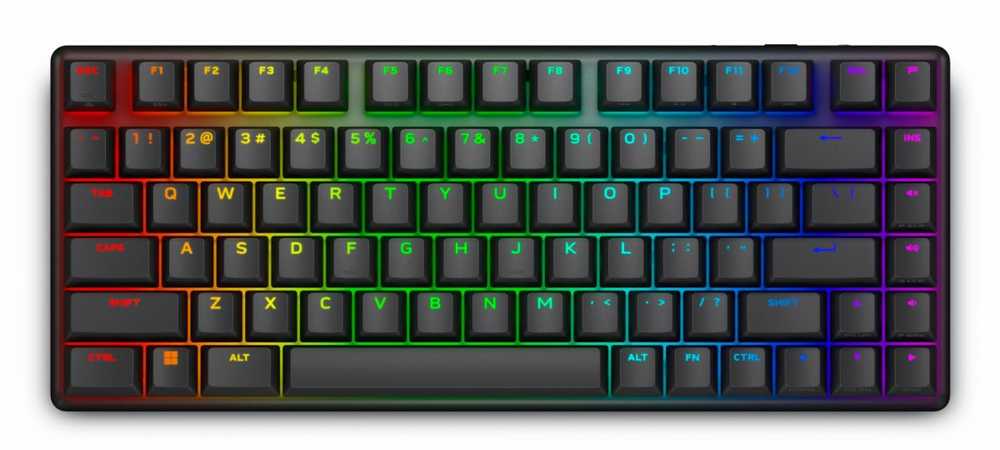 Dell Belaidė klaviatūra alienware pro us qwerty dark
