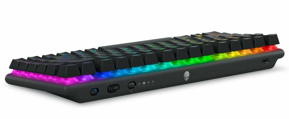 Dell Belaidė klaviatūra alienware pro us qwerty dark