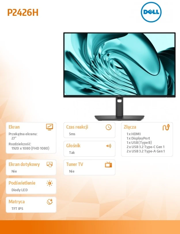 Dell Pro P 24 Monitorius -P2426H