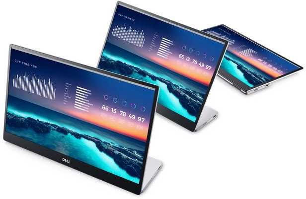 „Dell Monitorius“ nešiojamasis p1424h 14,0 colio 16:9/1920x1080/2xUSB-C