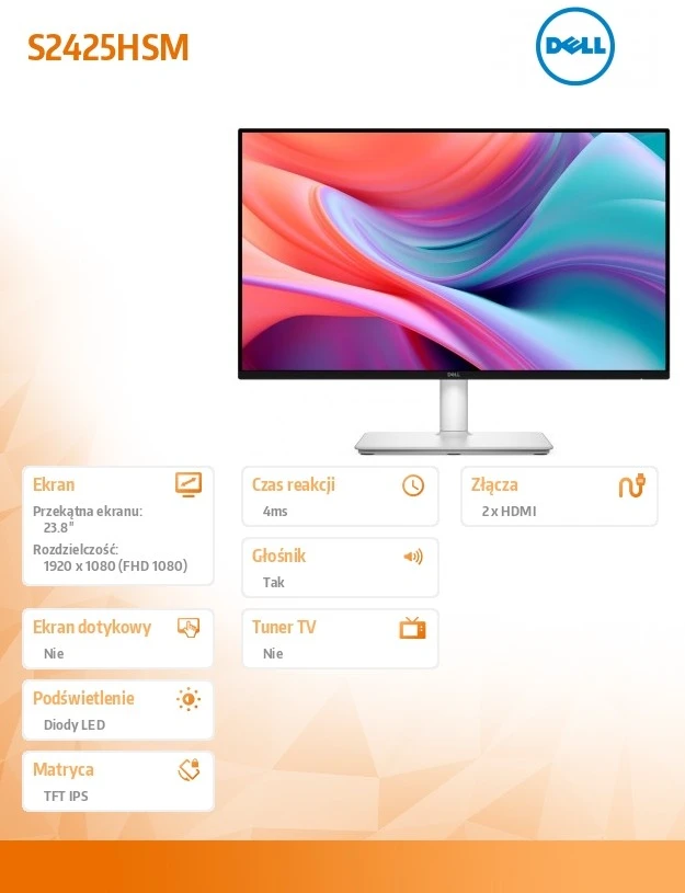 Monitorius Dell S2425HSM