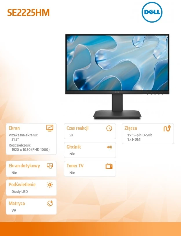 Dell 22 Monitorius - SE2225HM