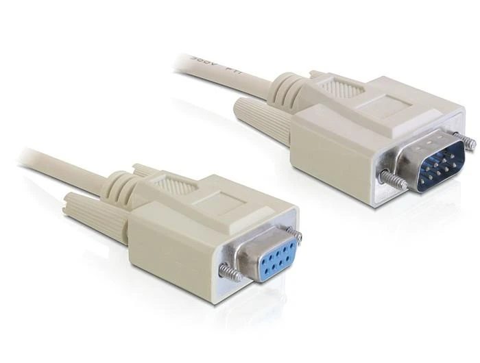 DELOCK Kabelis Serial Ext. SUB-D 9 10 m St/Bu