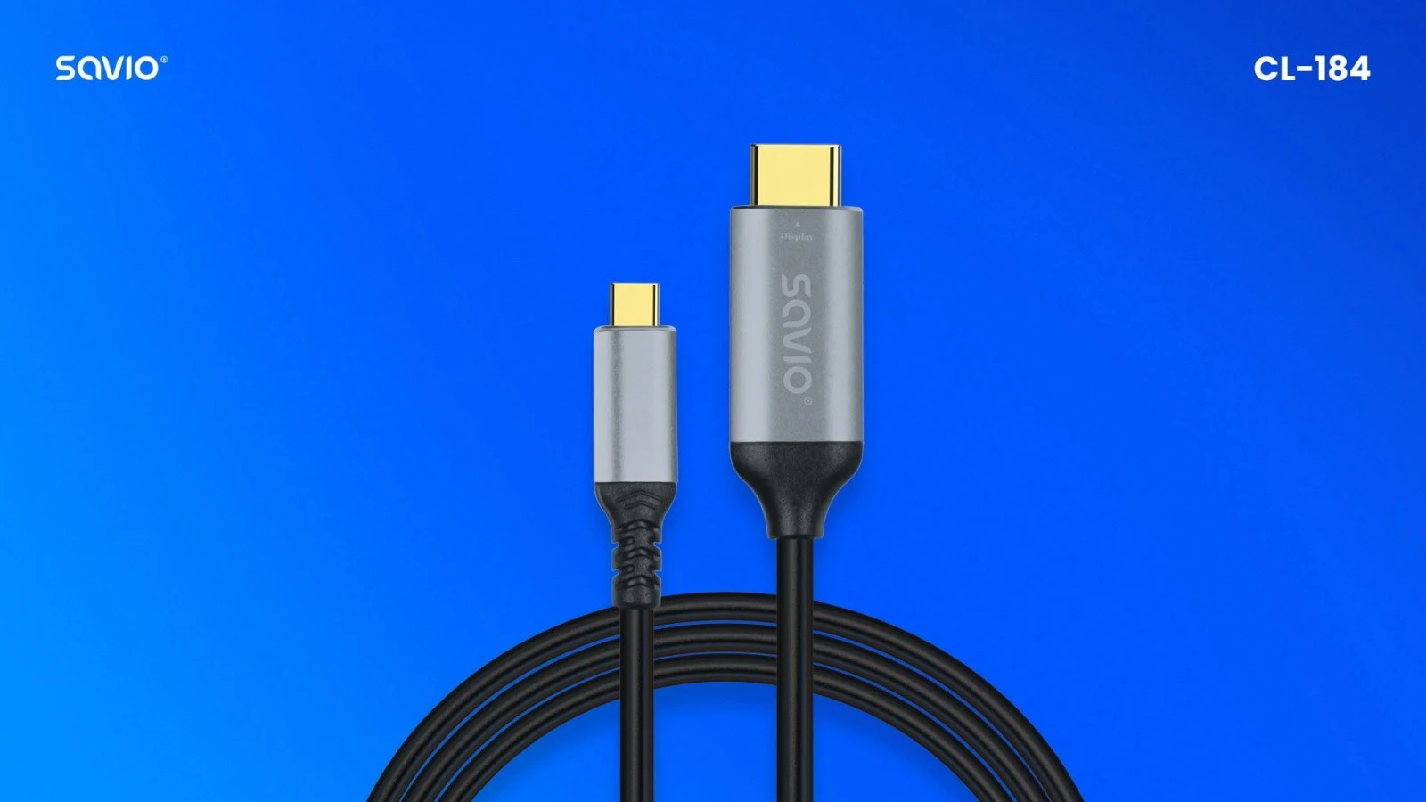 Savio Kabelis usb-c do hdmi v2.0b, 3m, miedź cl-184 aprašymas - Prekės nuotrauka Savio Kabelis usb-c do hdmi v2.0b, 3m, miedź cl-184 aprašymas - Prekės nuotrauka