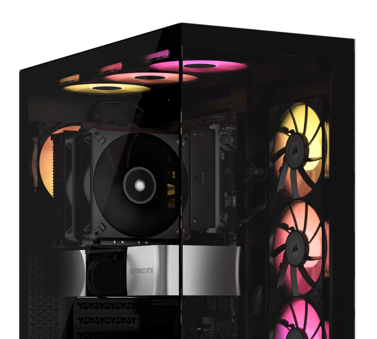 Kompiuterio korpusas Corsair 3500X Mid-Tower, Juodas (CC-9011276-WW) aprašymas - Prekės nuotrauka