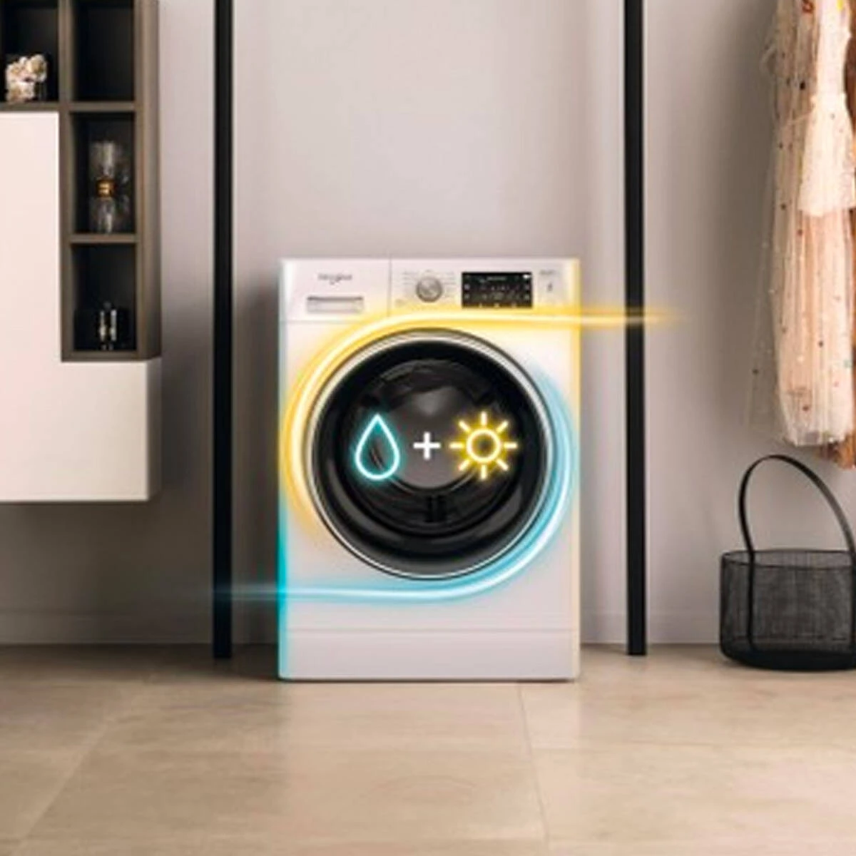 Įmontuojama skalbyklė-džiovyklė Whirlpool BI WDWG 861485 EU aprašymas - Prekės nuotrauka
