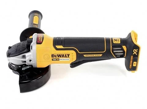 DeWALT kampinis šlifuoklis DCG406N-XJ be akumuliatoriaus ir kroviklio