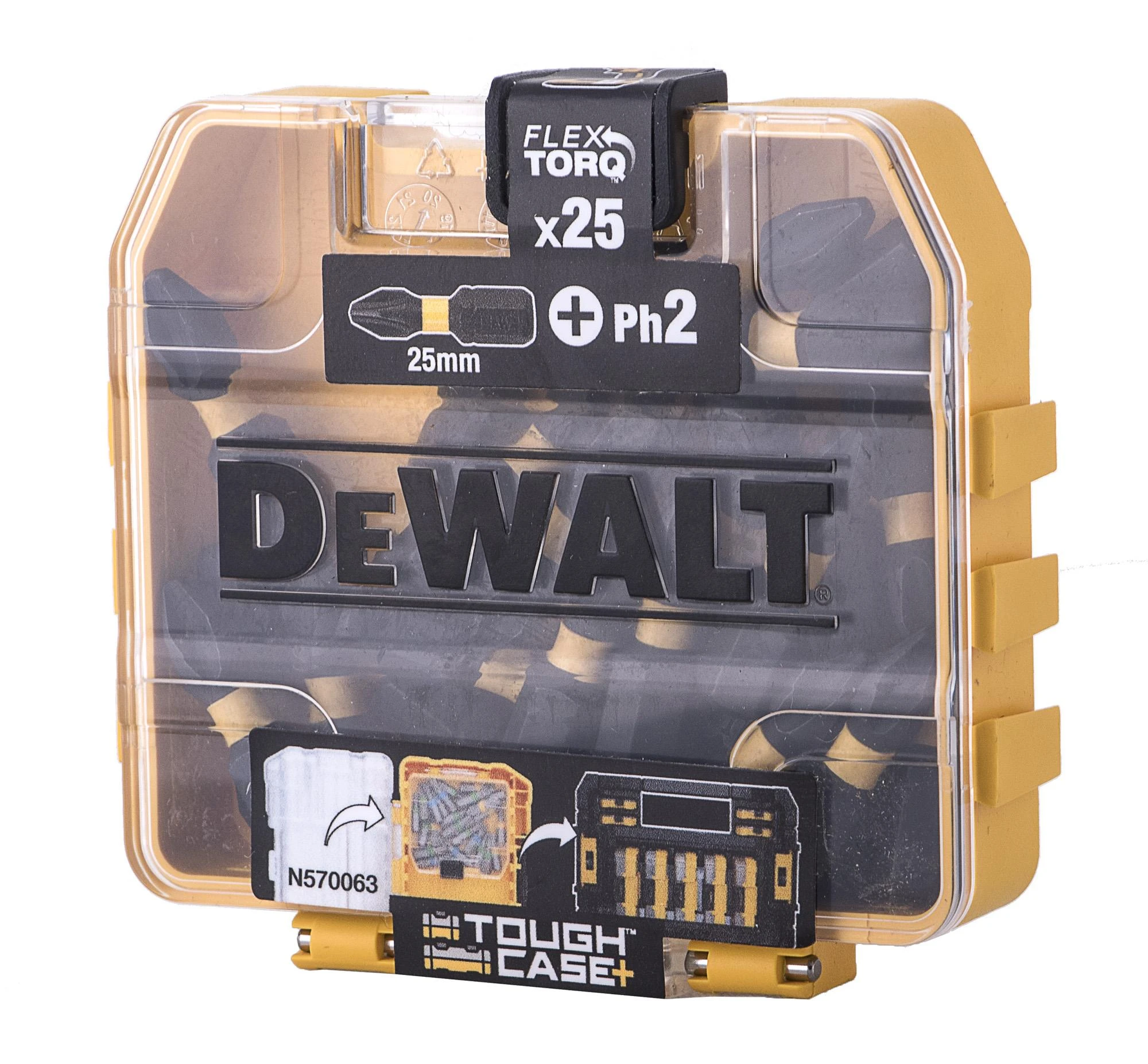 Sukimo antgalių rinkinys DeWalt DT70555T-QZ, 25 vnt.
