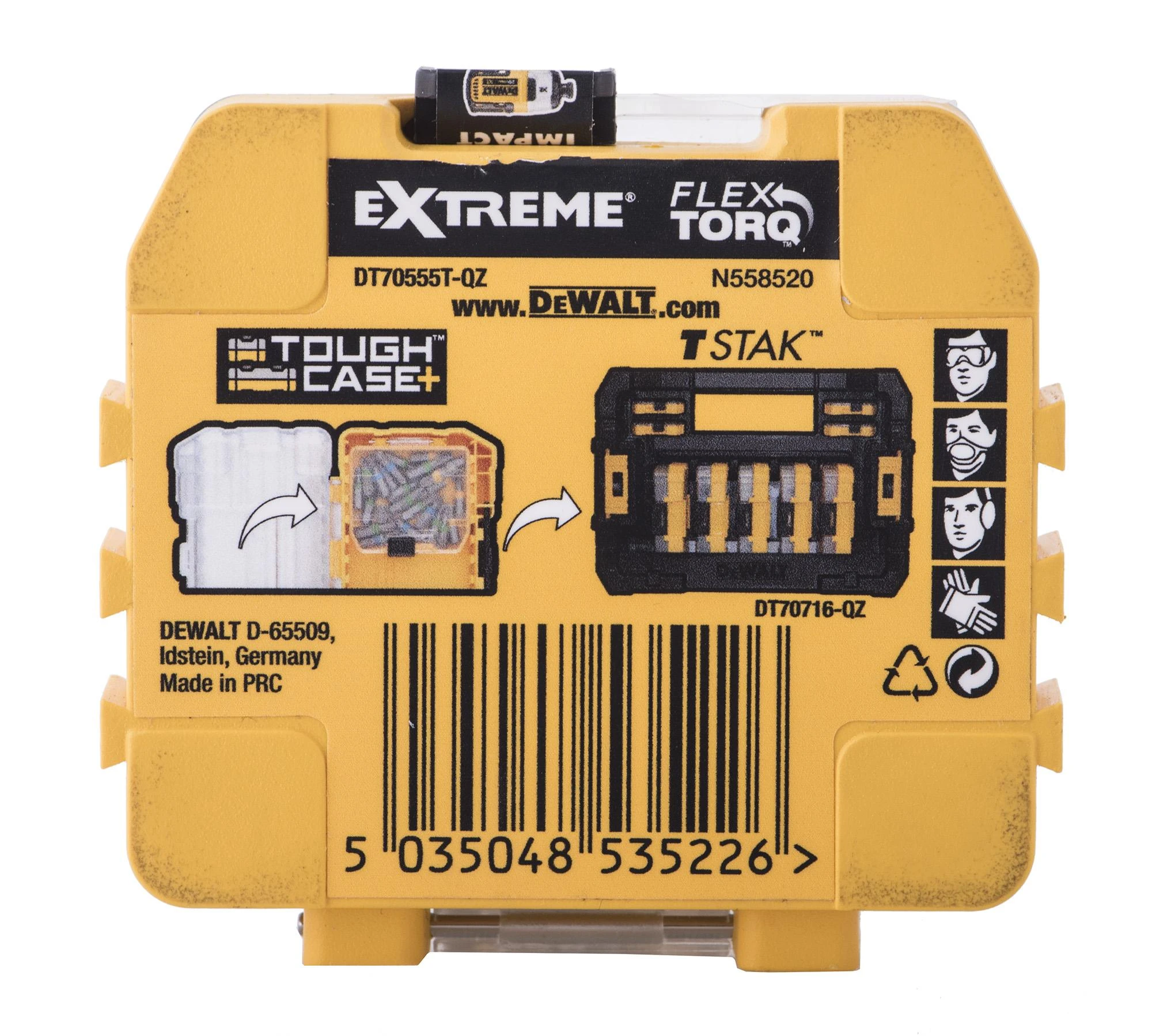 Sukimo antgalių rinkinys DeWalt DT70555T-QZ, 25 vnt.