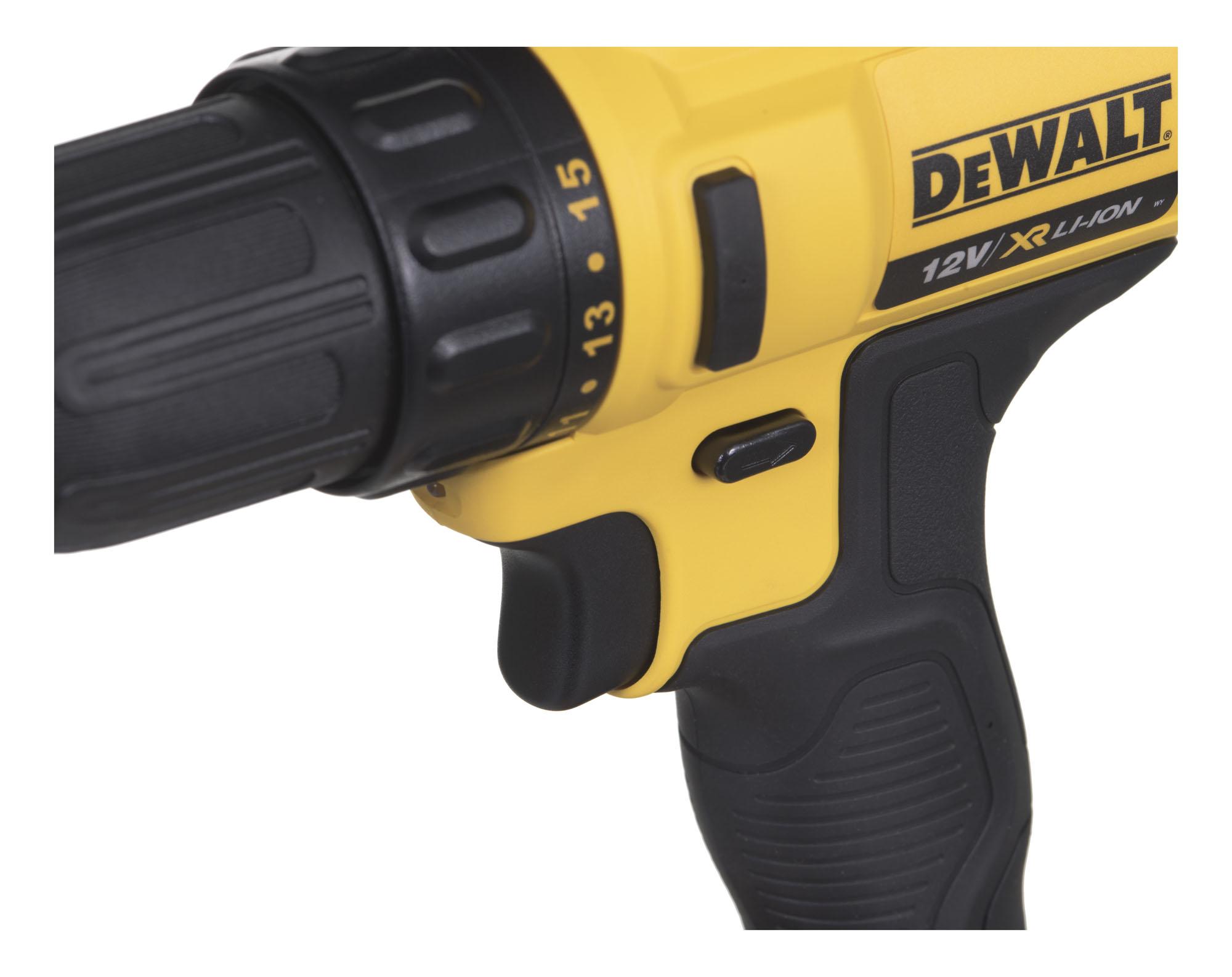 Dewalt Akumuliatorinis suktuvas-gręžtuvas su akumuliatoriumi, 12 V, 2 Ah | DCD710D2-QW