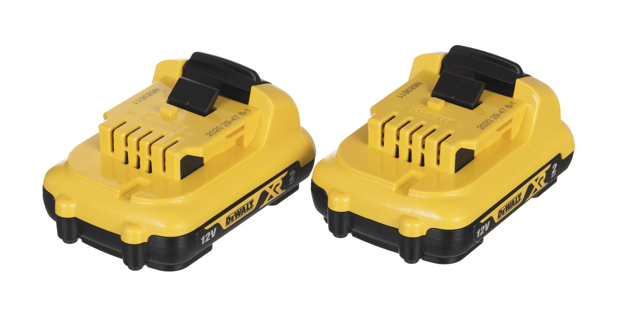 Dewalt Akumuliatorinis suktuvas-gręžtuvas su akumuliatoriumi, 12 V, 2 Ah | DCD710D2-QW