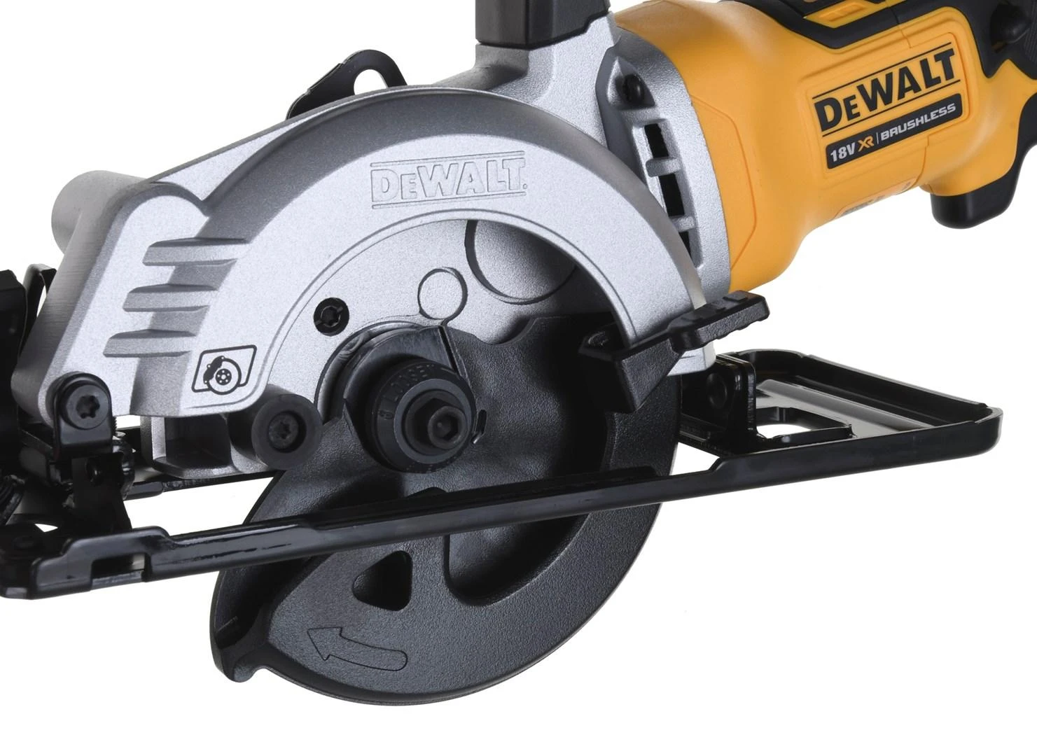DEWALT diskinis pjūklas DCS571N 115 mm 18V be akumuliatoriaus ir kroviklio