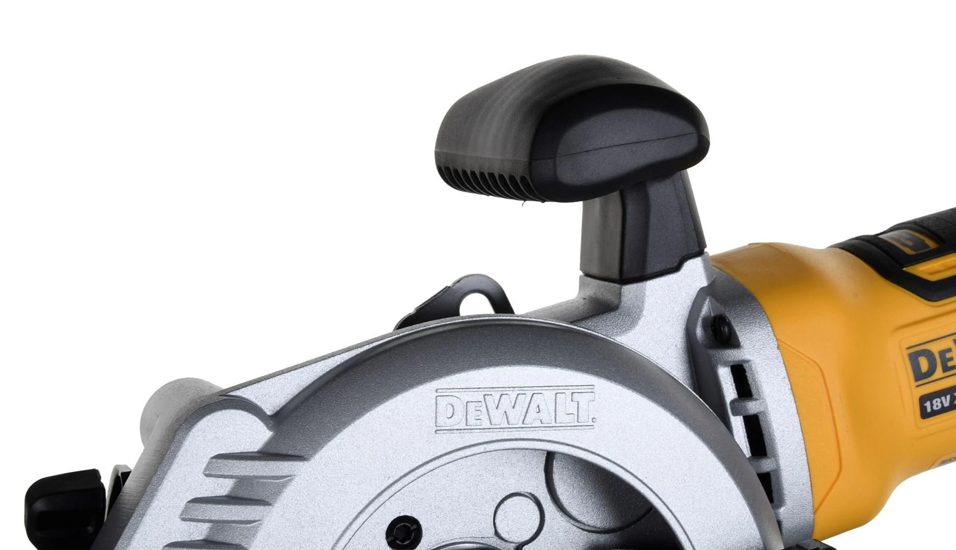 DEWALT diskinis pjūklas DCS571N 115 mm 18V be akumuliatoriaus ir kroviklio