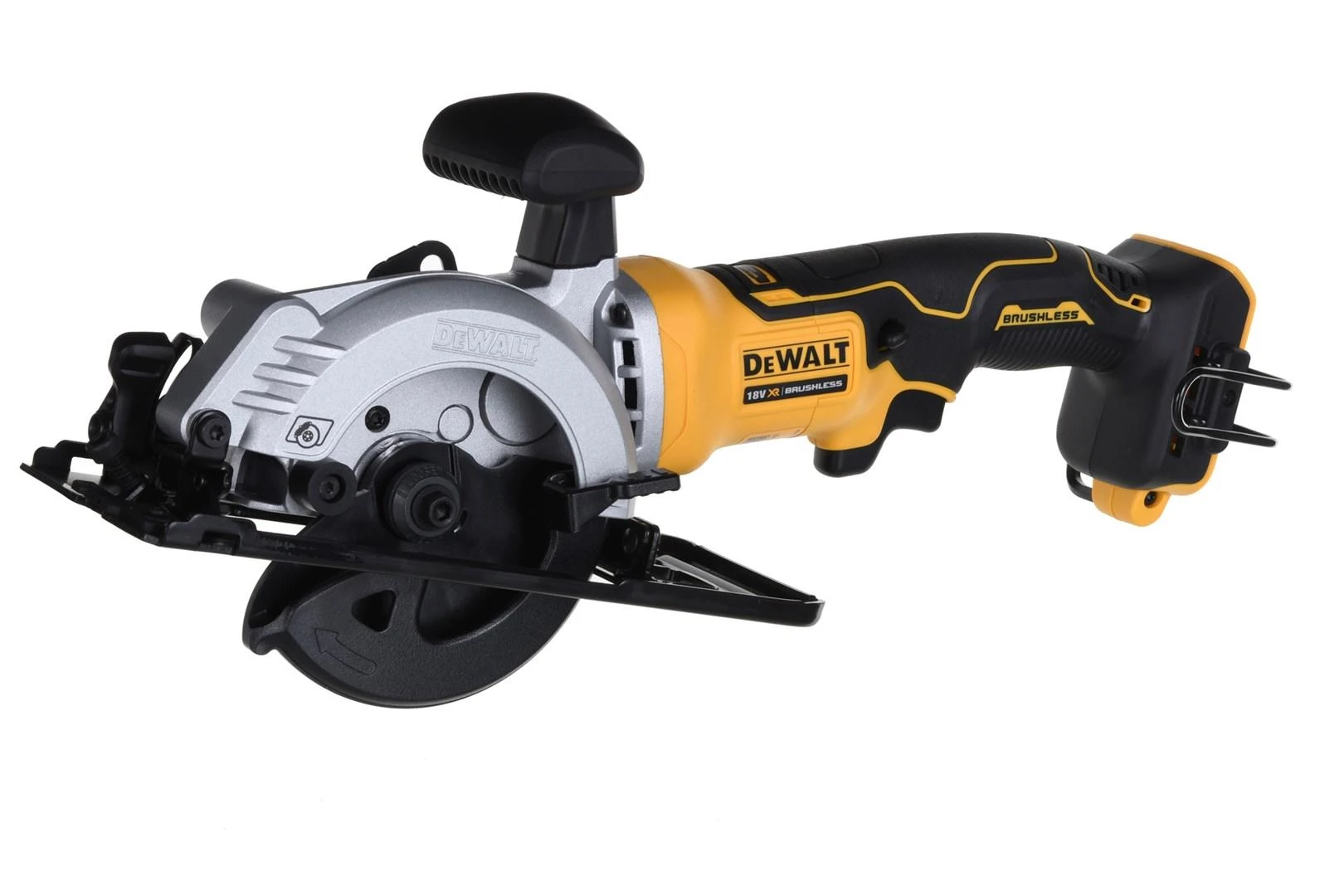 DEWALT diskinis pjūklas DCS571N 115 mm 18V be akumuliatoriaus ir kroviklio
