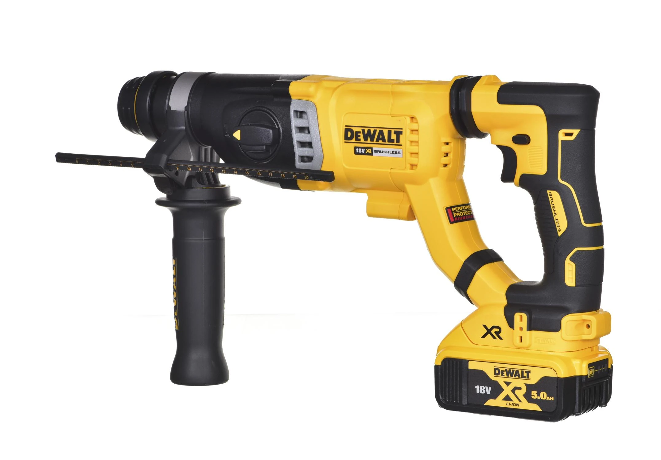 DeWalt perforatorius DCH263P1-QW; 3 J; SDS-plus; 18 V; 1x5,0 metų.