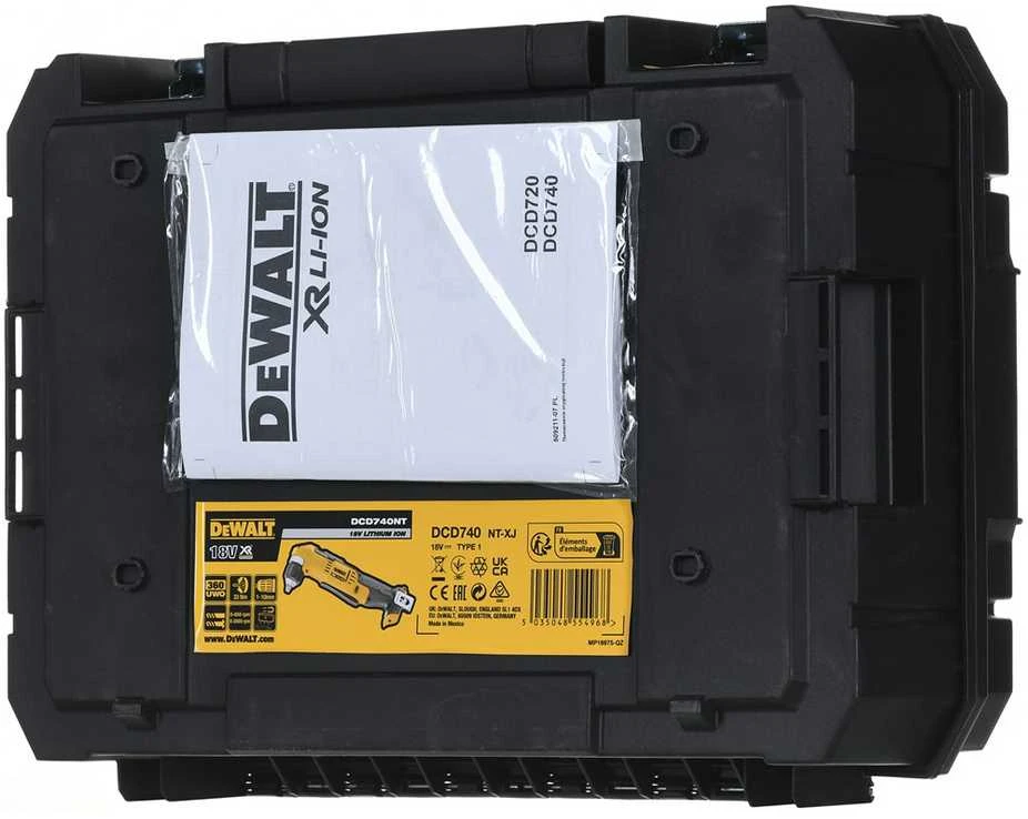 Kampinis gręžtuvas Dewalt DCD740NT-XJ