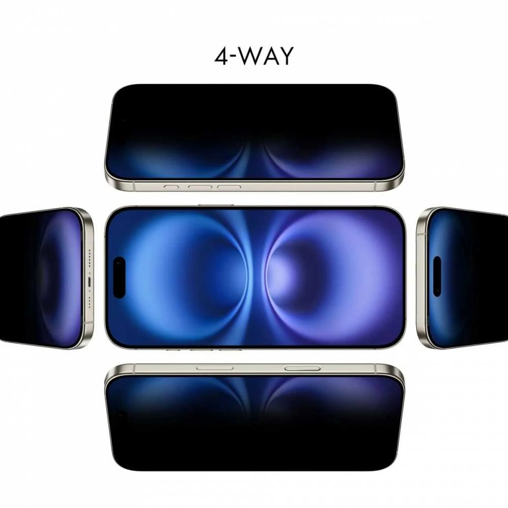 Dicota DICOTA privatumo filtras, 4 krypčių lipnus, Apple iPhone 16 Plus