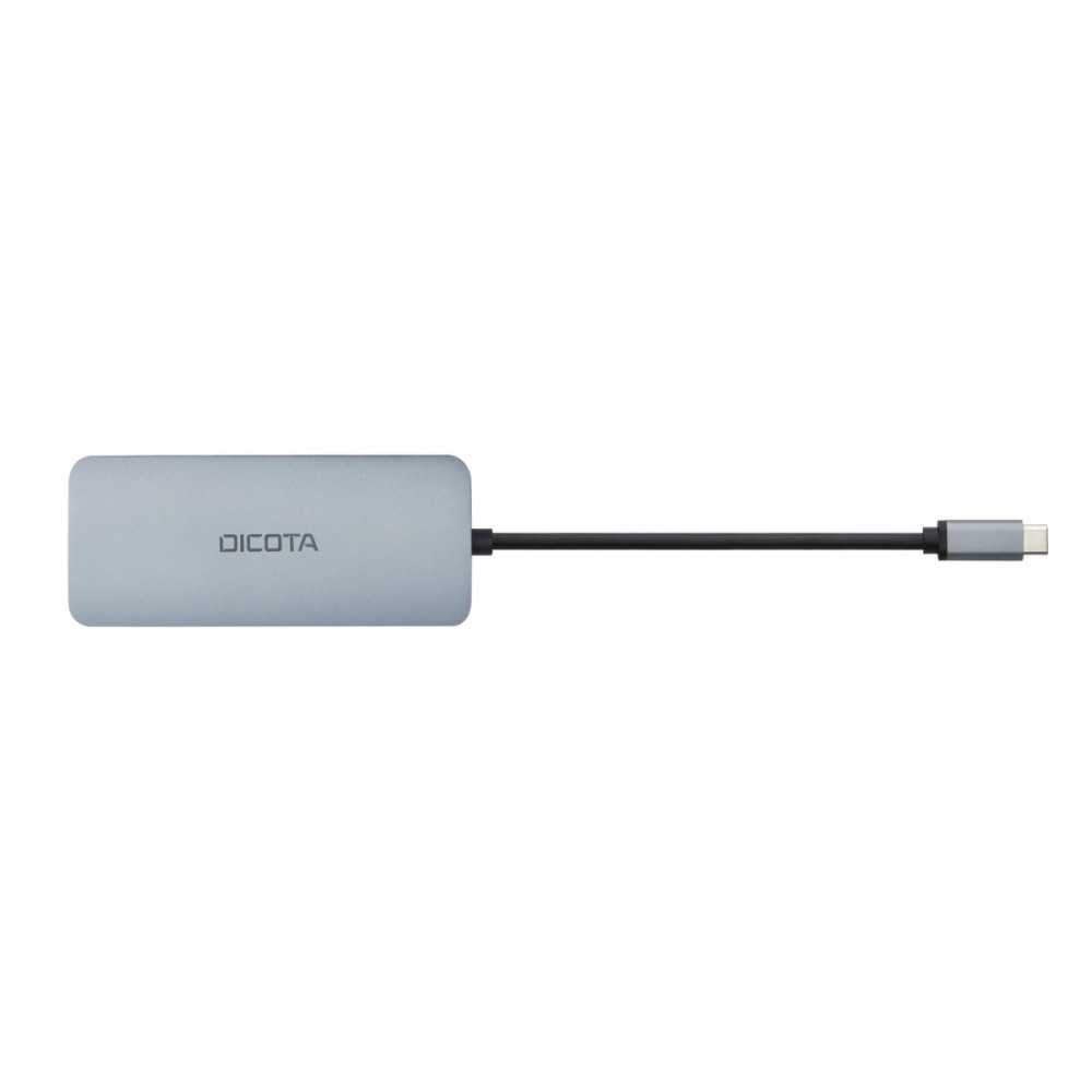 Dicota USB-C šakotuvas, 8 vnt., 1 daugiafunkcis šakotuvas, 4K PD, 100 W