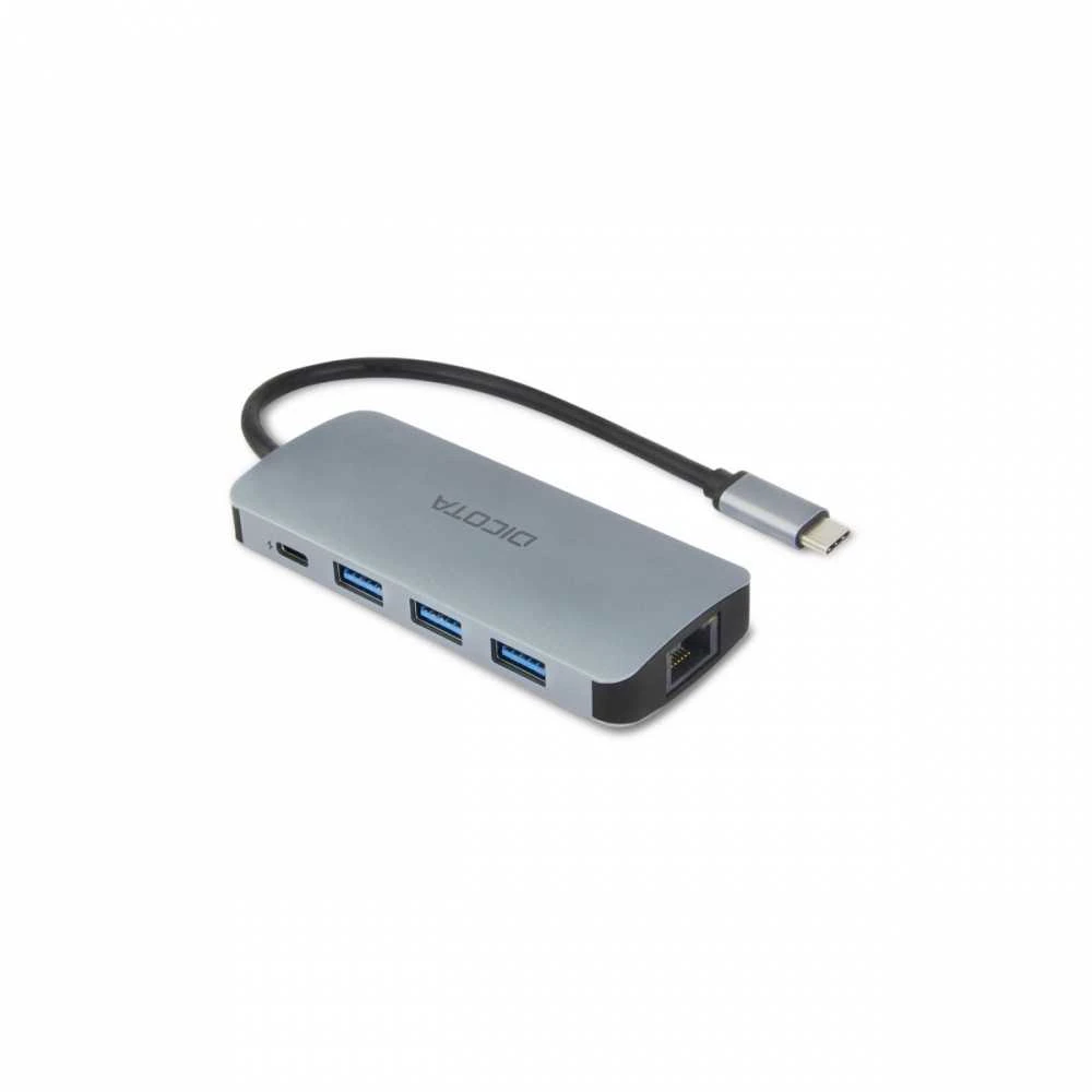 Hub usb dicota d32062 usb-c 8-in-1 multi hub 4k pd 100w