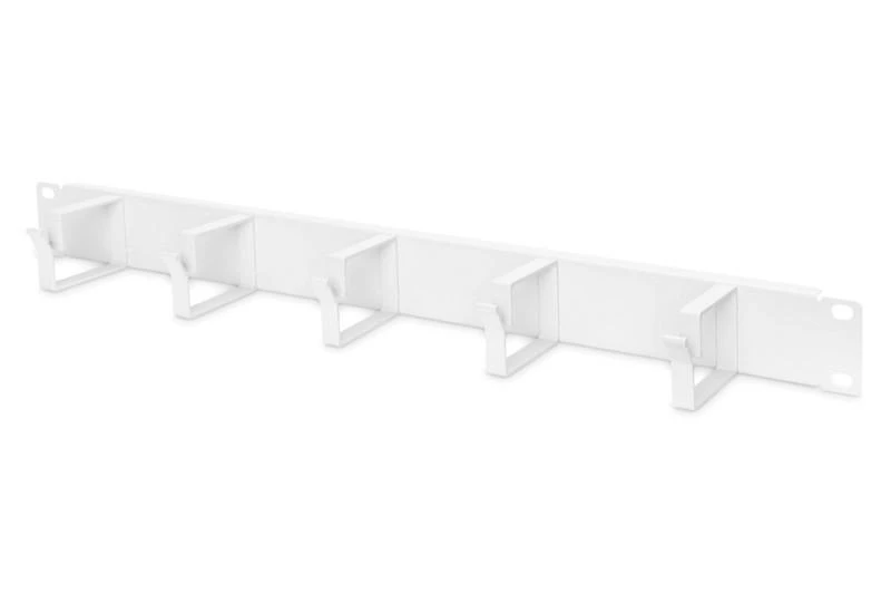 Assmann Electronic DIGITUS kabelių valdymo skydelis 19 colių 1U 5x žiedai 40x60mm pilkas RAL7035