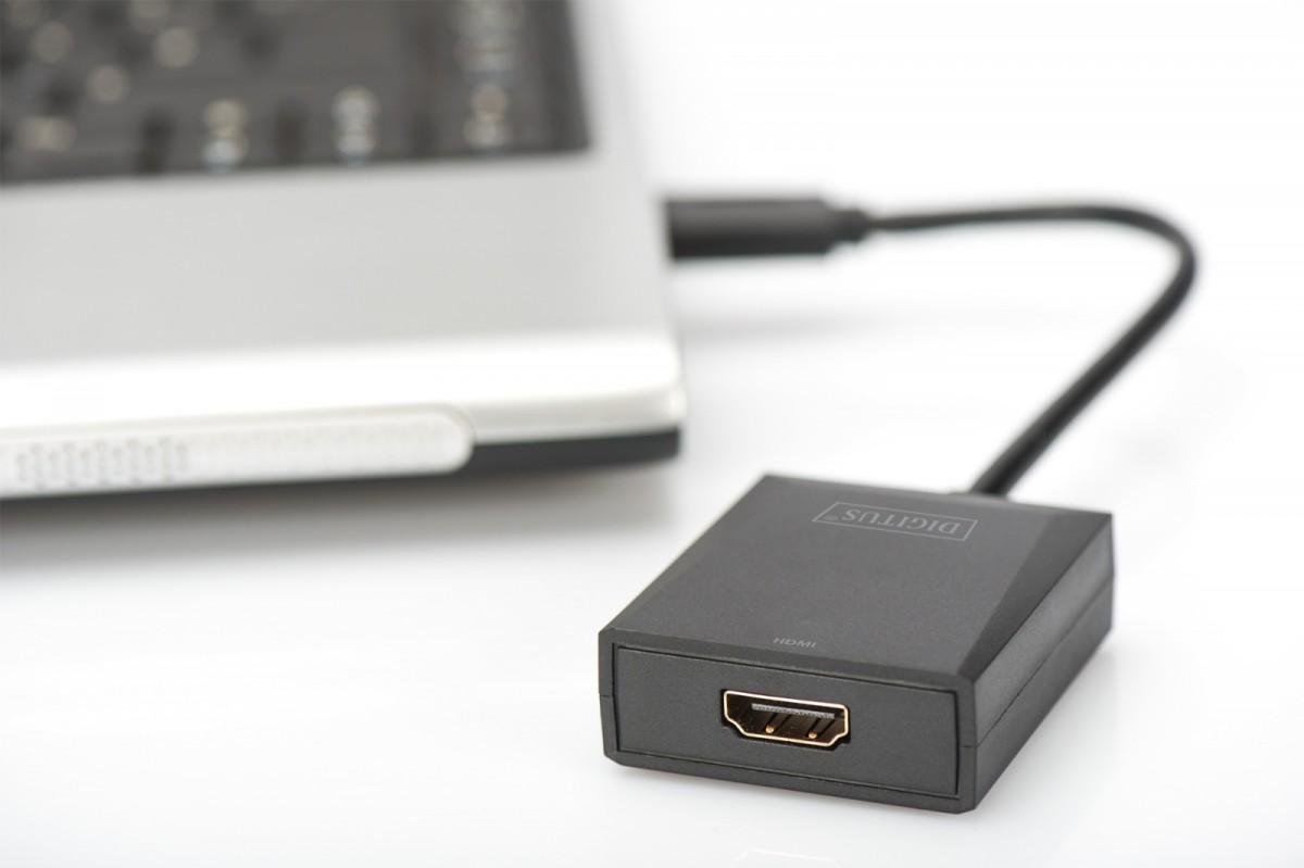 Assmann Electronic DIGITUS USB 3.0 į HDMI adapteris Įvesties USB išvestis HDMI